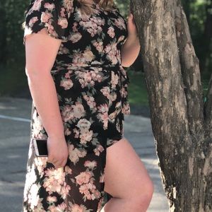 Lily Rose High Low Romper Dress